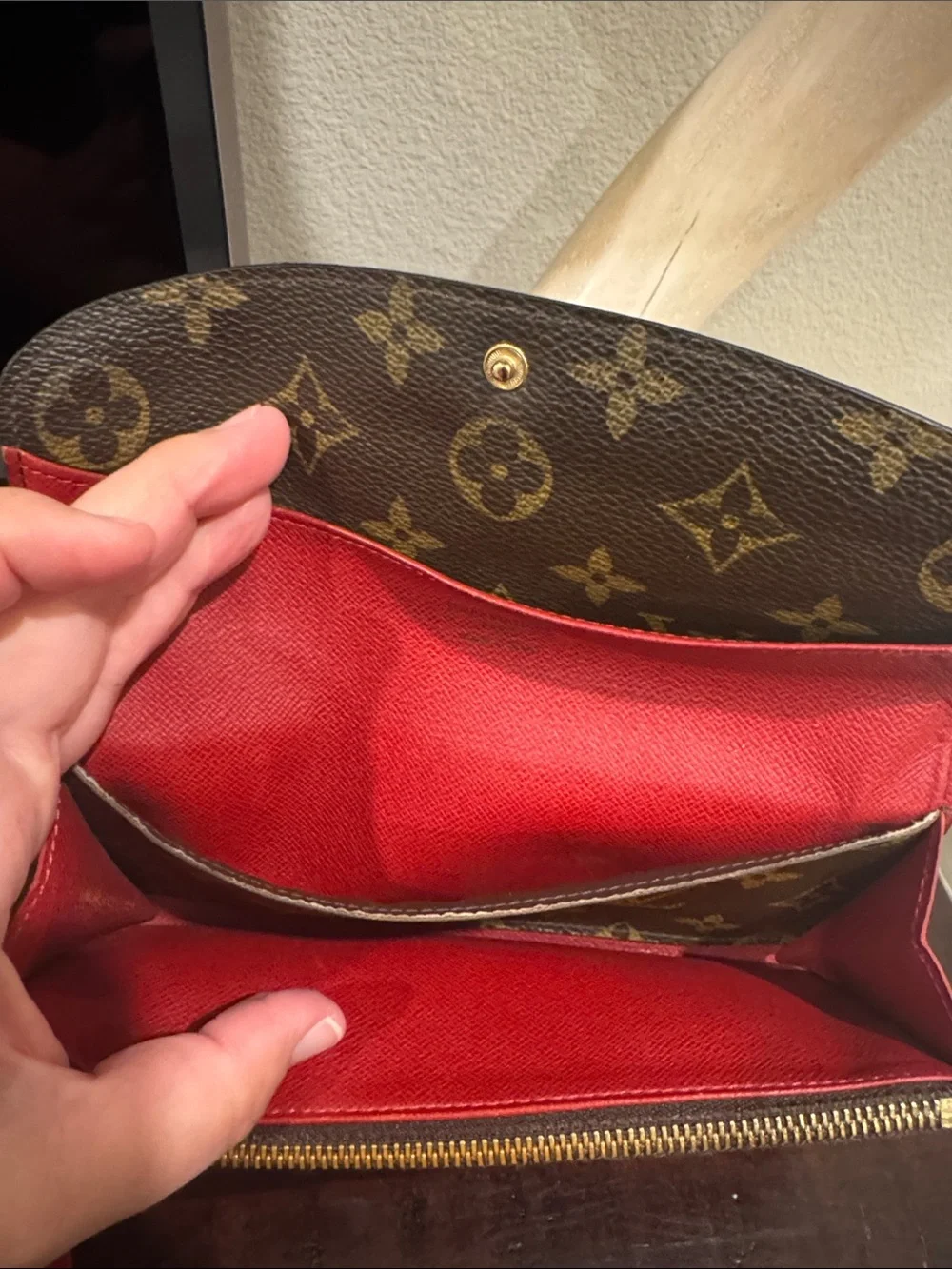 Louis Vuitton Monogram Canvas Emilie Wallet